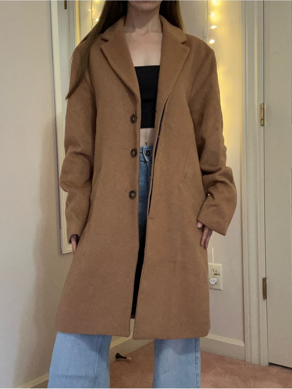 Shades of Grey By Micah Cohen Wool Blend Overcoat